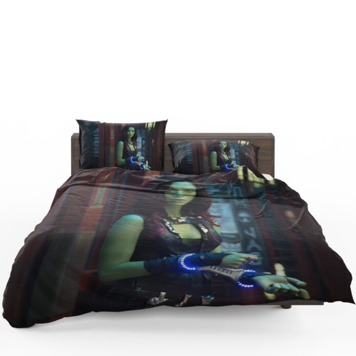 Guardians of the Galaxy Movie Gamora Zoe Saldana Bedding Set 1