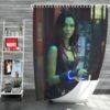 Guardians of the Galaxy Movie Gamora Zoe Saldana Shower Curtain