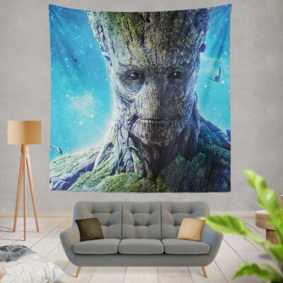 Guardians of the Galaxy Movie Groot Wall Hanging Tapestry