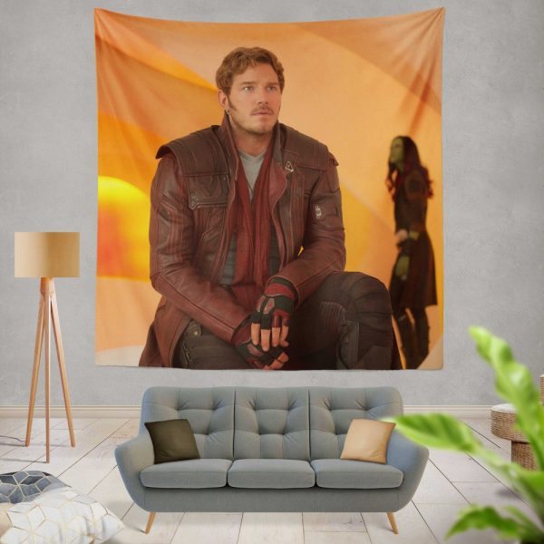 Guardians of the Galaxy Vol 2 Movie Chris Pratt Star Lord Wall Hanging Tapestry