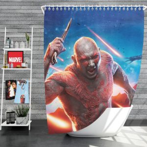 Guardians of the Galaxy Vol 2 Movie Drax The Destroyer Shower Curtain