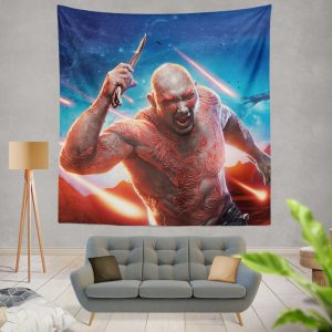 Guardians of the Galaxy Vol 2 Movie Drax The Destroyer Wall Hanging Tapestry