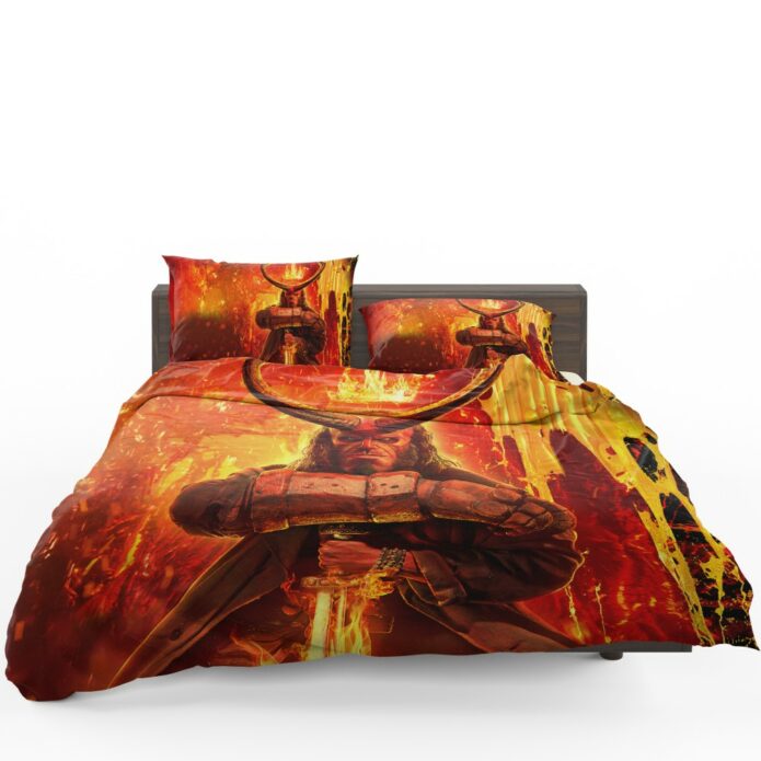 Hellboy 2019 Movie American Supernatural Superhero Bedding Set 1