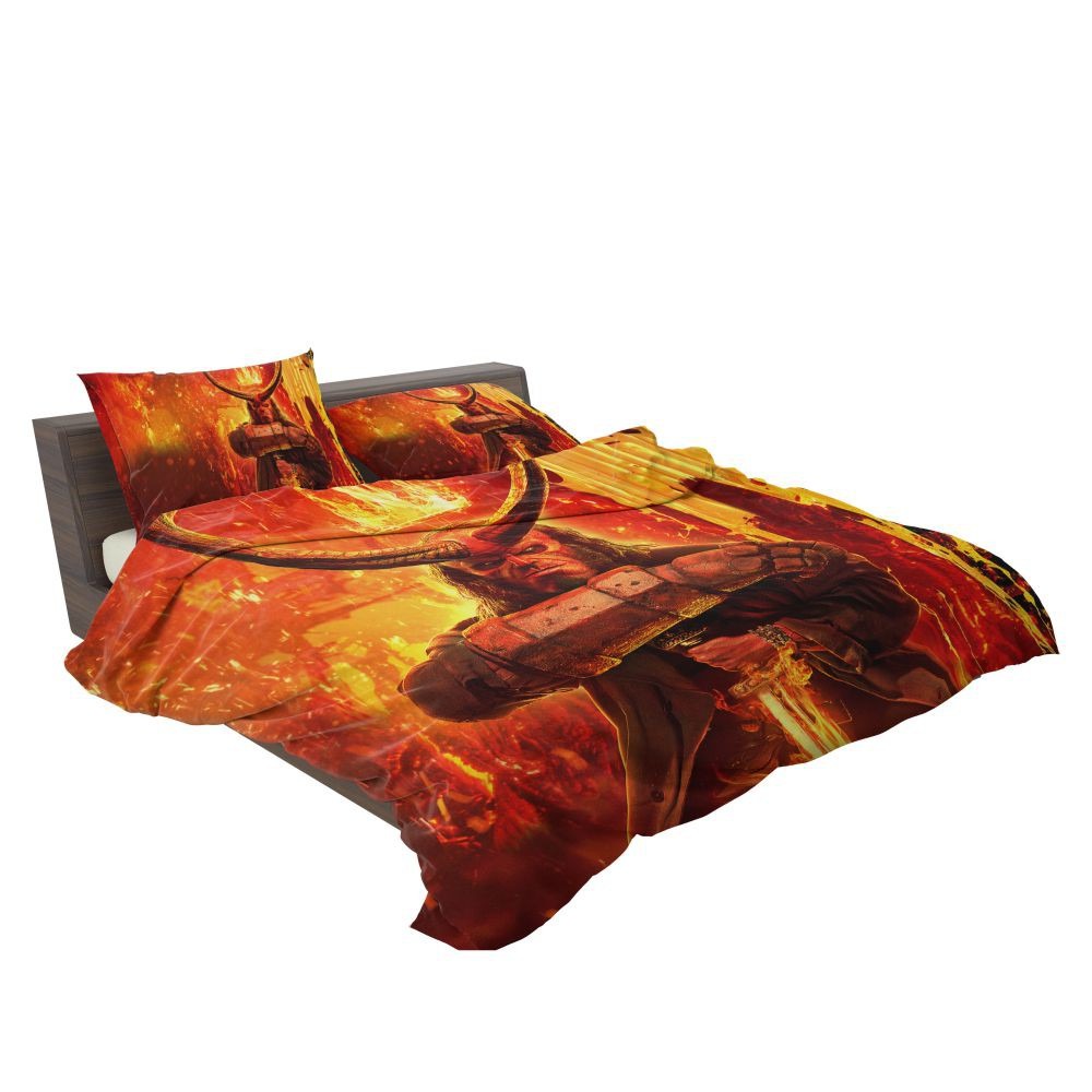 Hellboy Bedding Set 3PCS Duvet Cover Pillowcase