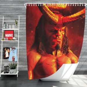 Hellboy 2019 Movie David Harbour Shower Curtain