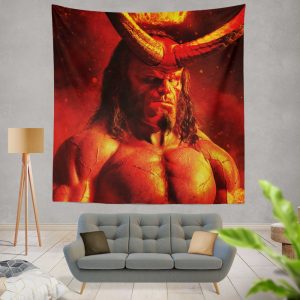 Hellboy 2019 Movie David Harbour Wall Hanging Tapestry