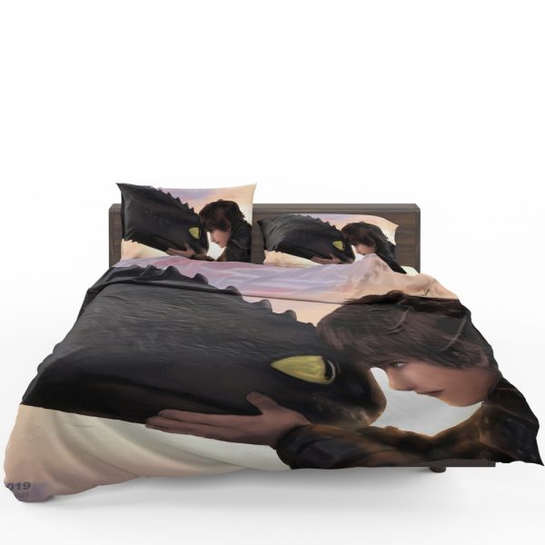 How To Train Your Dragon Movie Hiccup Toothless Bedding Set 1