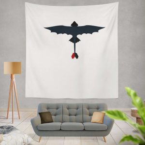 How To Train Your Dragon Movie Toothless Wall Hanging Tapestry