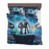 How to Train Your Dragon The Hidden World Movie Astrid Hiccup Toothless White Night Fury Bedding Set 2