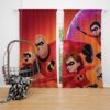 Incredibles 2 Movie Dash Parr Elastigirl Jack-Jack Parr Mr Incredible Window Curtain