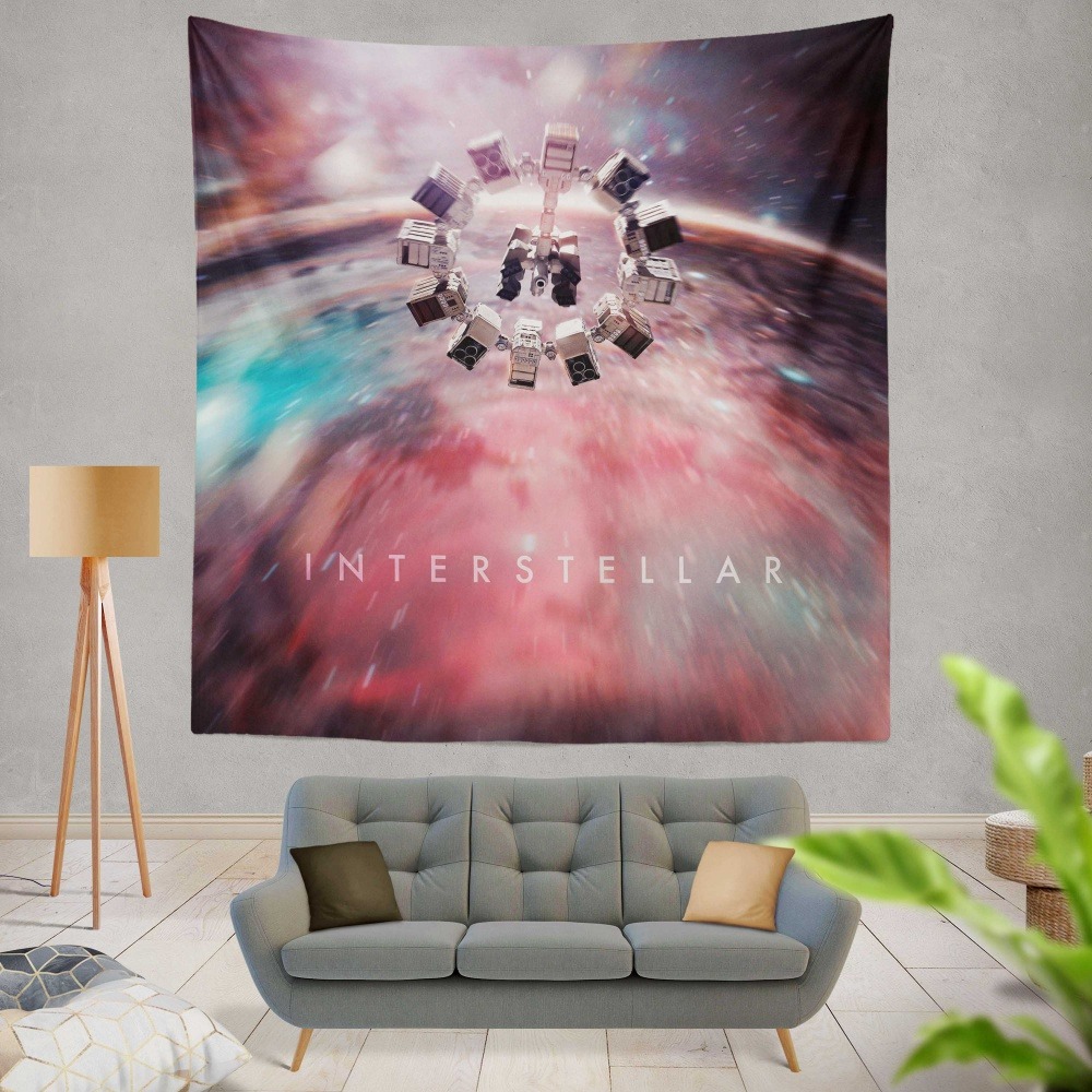 Dazzling Interstellar Tapestry Art Decorative Wall Hanging Tapestry Home Decor 