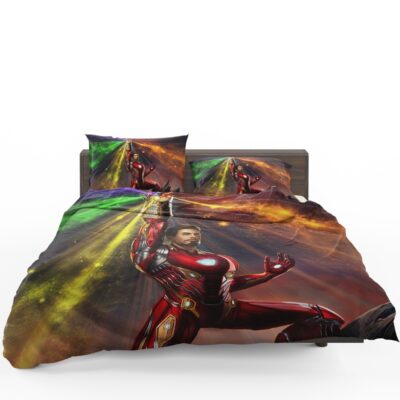 Iron Man Infinity Gauntlet Tony Stark Avengers Endgame Movie Bedding Set 1