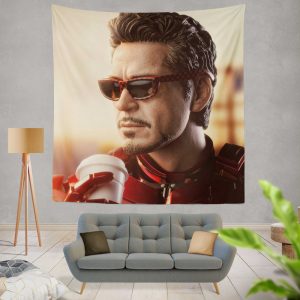Iron Man Movie Figurine Robert Downey Jr Wall Hanging Tapestry