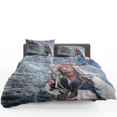 Jack Sparrow Johnny Depp in Pirates of the Caribbean On Stranger Tides Movie Bedding Set 1