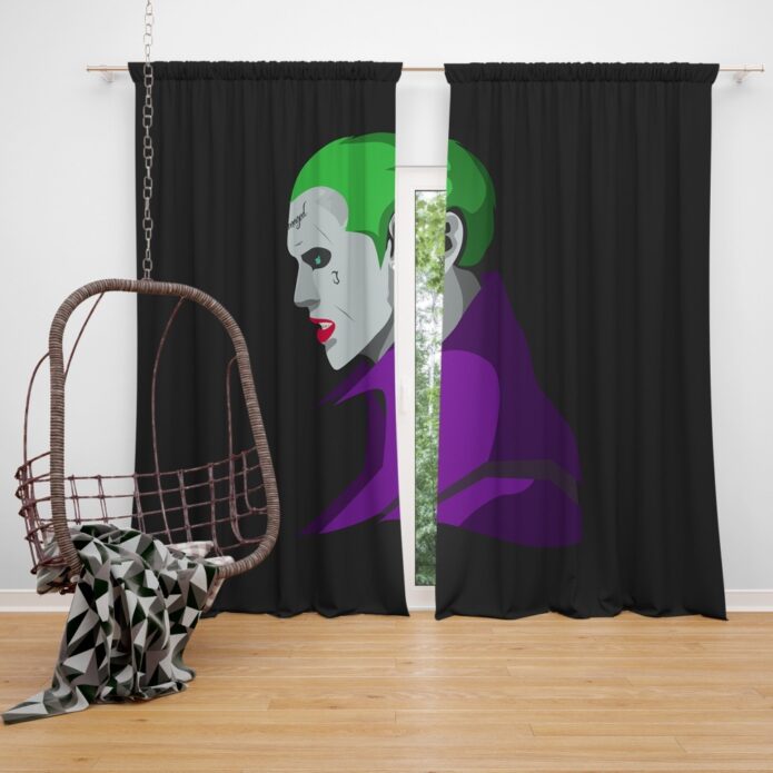 Jared Leto in Suicide Squad Movie Window Curtain