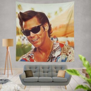 Jim Carrey in Ace Ventura Pet Detective Movie Wall Hanging Tapestry