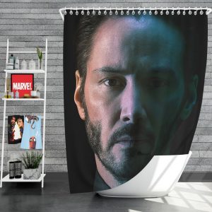 John Wick Chapter 3 Movie Keanu Reeves Shower Curtain