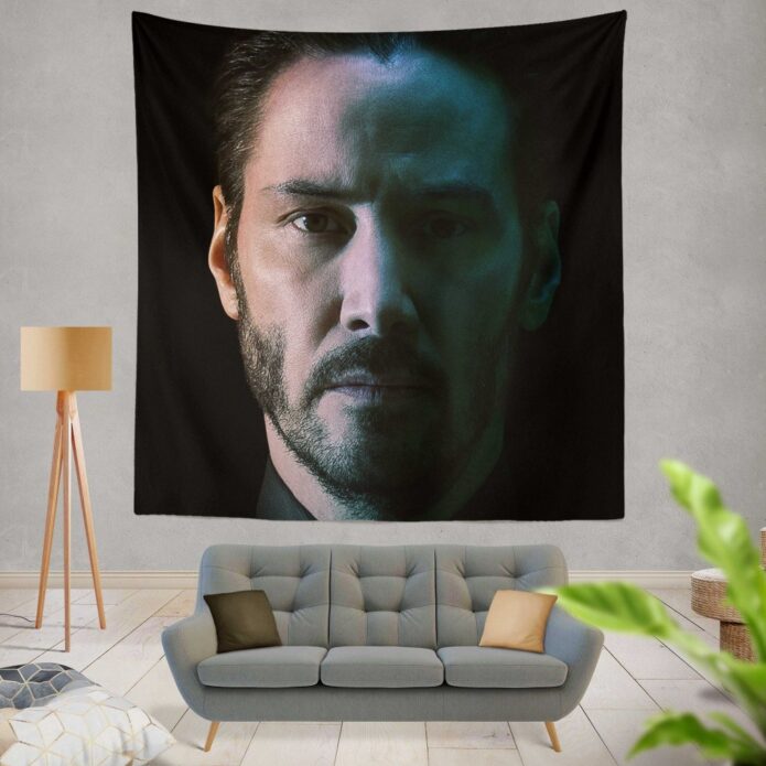 John Wick Chapter 3 Movie Keanu Reeves Wall Hanging Tapestry
