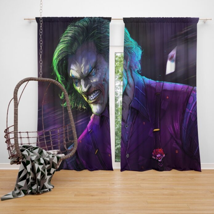 Joker Movie DC Comics Window Curtain