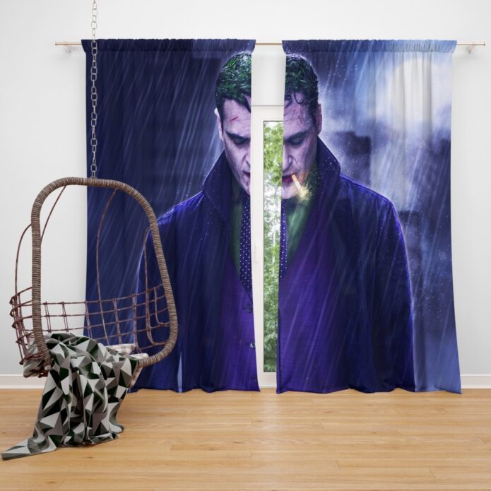 Joker Movie Joaquin Phoenix Window Curtain