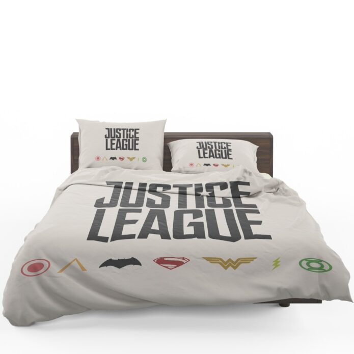 Justice League 2017 Movie DC Comics Logo Bedding Set 1