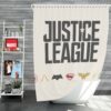 Justice League 2017 Movie DC Comics Logo Shower Curtain