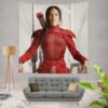 Katniss Everdeen Jennifer Lawrence in The Hunger Games Mockingjay Part 2 Movie Wall Hanging Tapestry