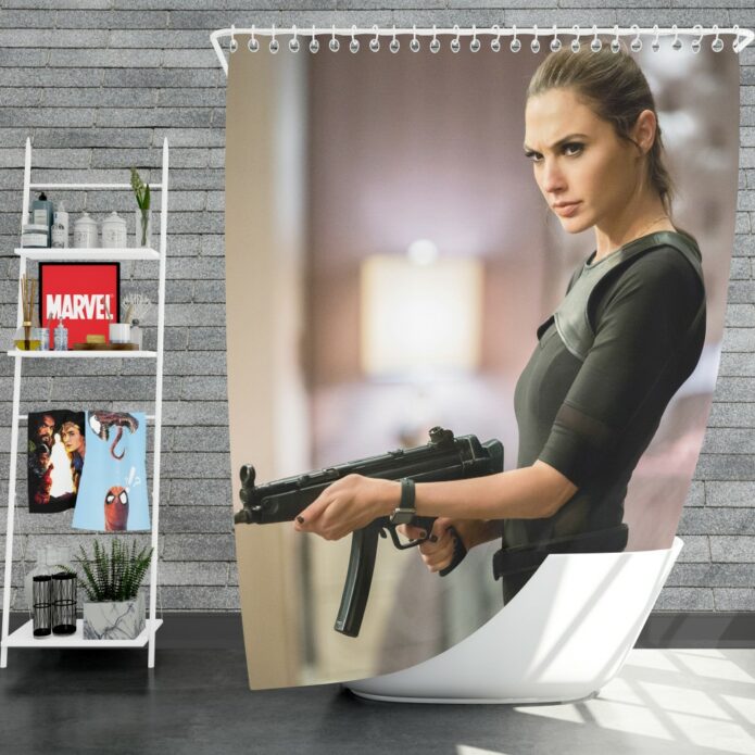 Keeping Up with the Joneses Movie Gal Gadot Shower Curtain