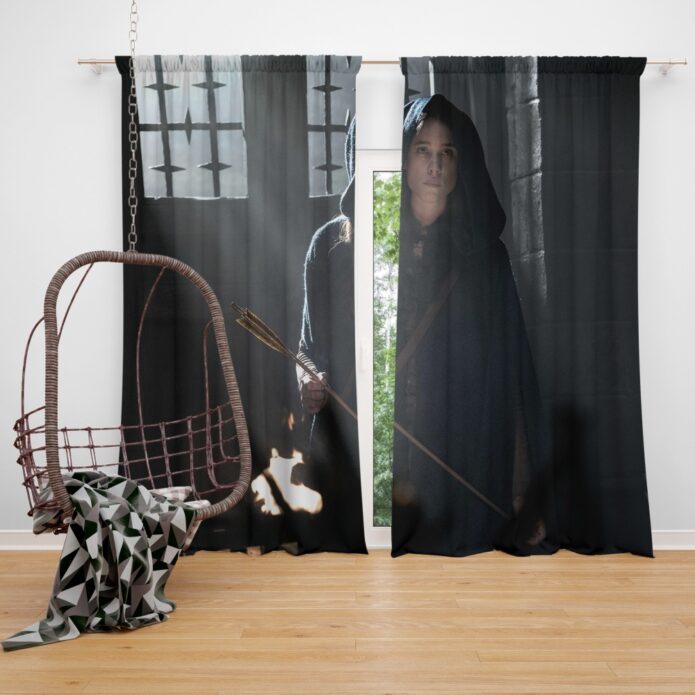 King Arthur Legend of the Sword Movie Astrid Bergès-Frisbey Window Curtain