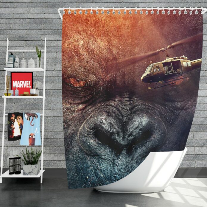 Kong Skull Island Movie Fantasy Shower Curtain
