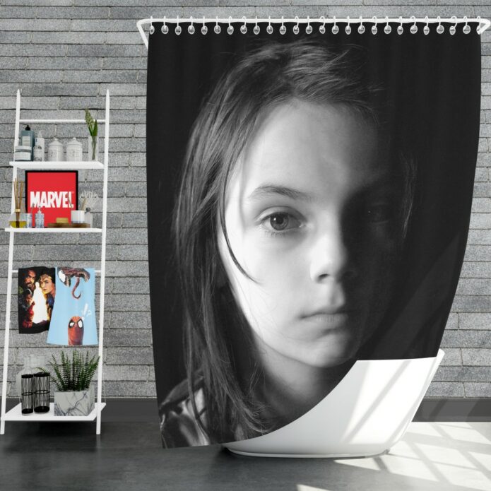 Logan Movie Dafne Keen Laura Kinney X-23 Shower Curtain