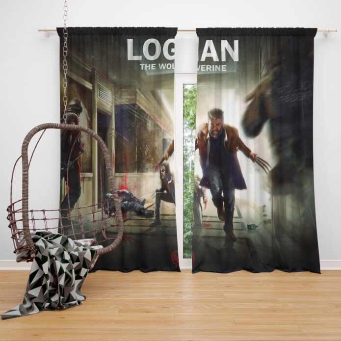 Logan Movie Wolverine X-23 Window Curtain