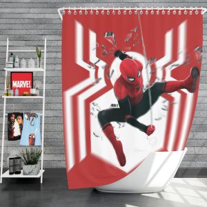MCU Spider-Man Far From Home Shower Curtain