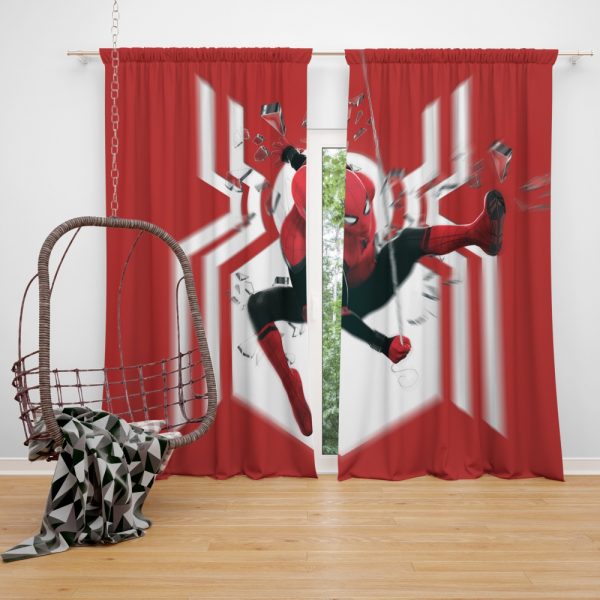 MCU Spider-Man Far From Home Window Curtain