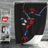 MCU Spider-Man Into The Spider-Verse Movie Miles Morales Shower Curtain