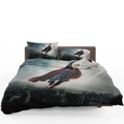 Man Of Steel Movie Superman Bedding Set 1
