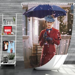 Mary Poppins Returns Movie Emily Blunt Shower Curtain