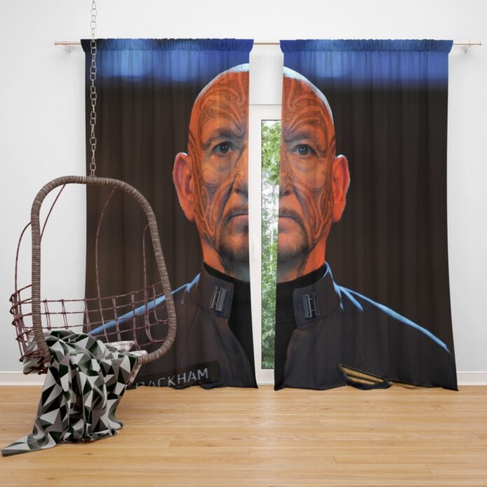 Mazer Rackham in Ender's Game Movie Window Curtain