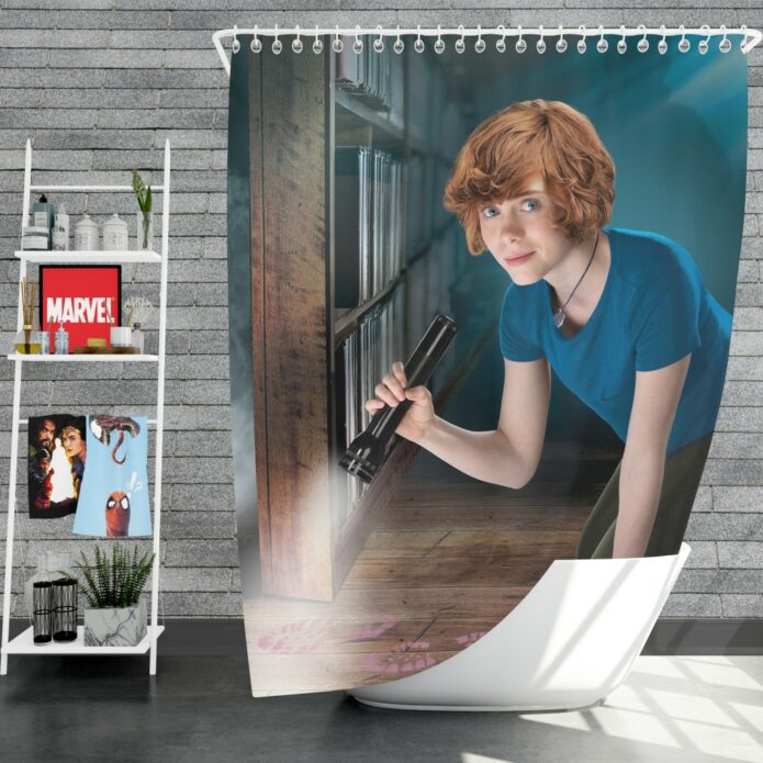 Nancy Drew and the Hidden Staircase Movie Sophia Lillis Shower Curtain