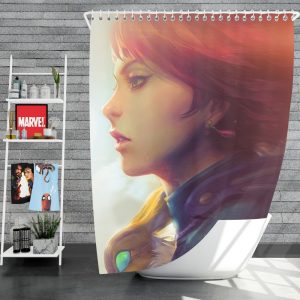 Nausicaä of the Valley of the Wind Movie Girl Red Hair Shower Curtain