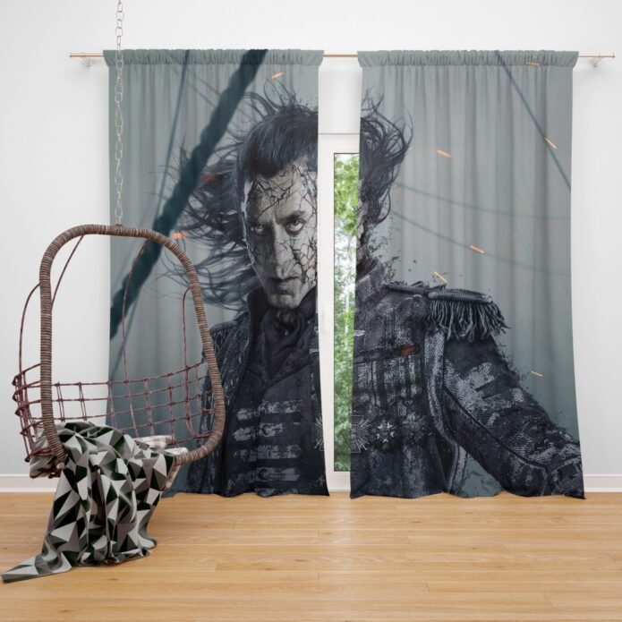 Pirates Of The Caribbean Dead Men Tell No Tales Movie Captain Salazar Javier Bardem Window Curtain