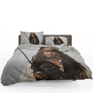 Pirates Of The Caribbean Movie Jack Sparrow Johnny Depp Bedding Set 1