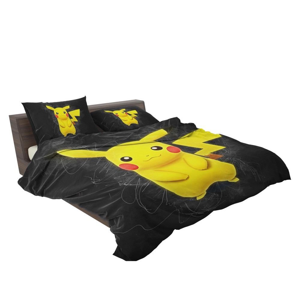 Pokémon Pikachu Bedding Set, Pikachu Twin Bed Set