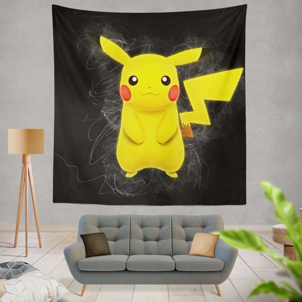 Pikachu tapestry sales