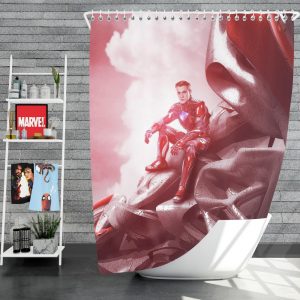 Power Rangers 2017 Movie Jason Lee Scott Red Ranger Zord Shower Curtain