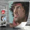 Rambo Movie Sylvester Stallone Shower Curtain