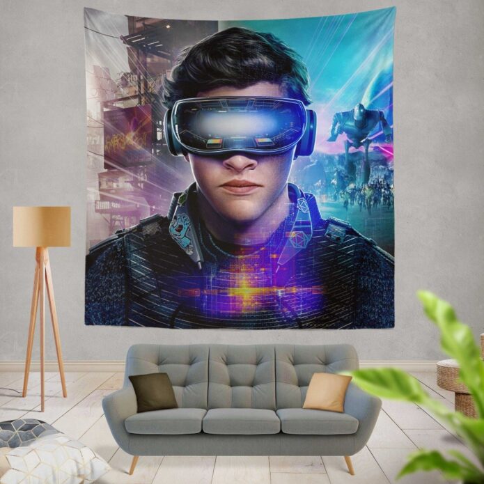 Ready Player One Movie Tye Sheridan Wall Hanging Tapestry