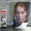 Sarah Connor Emilia Clarke in Terminator Genisys Movie Shower Curtain