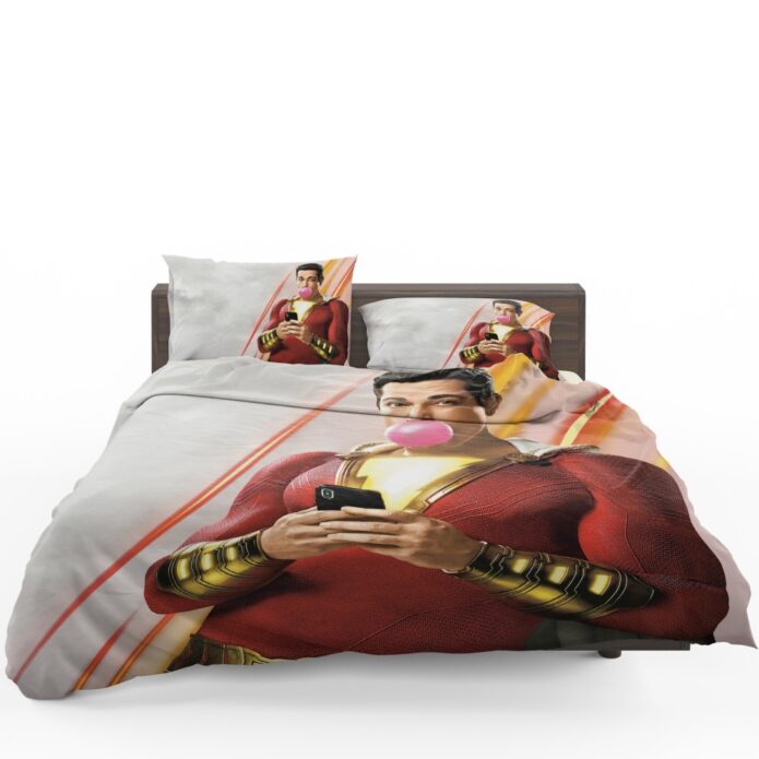 Shazam Movie Bubble Gum Shazam DC Comics Zachary Levi Bedding Set 1