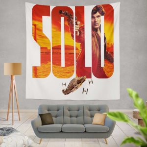 Solo A Star Wars Story Movie Alden Ehrenreich Han Solo Star Wars Wall Hanging Tapestry